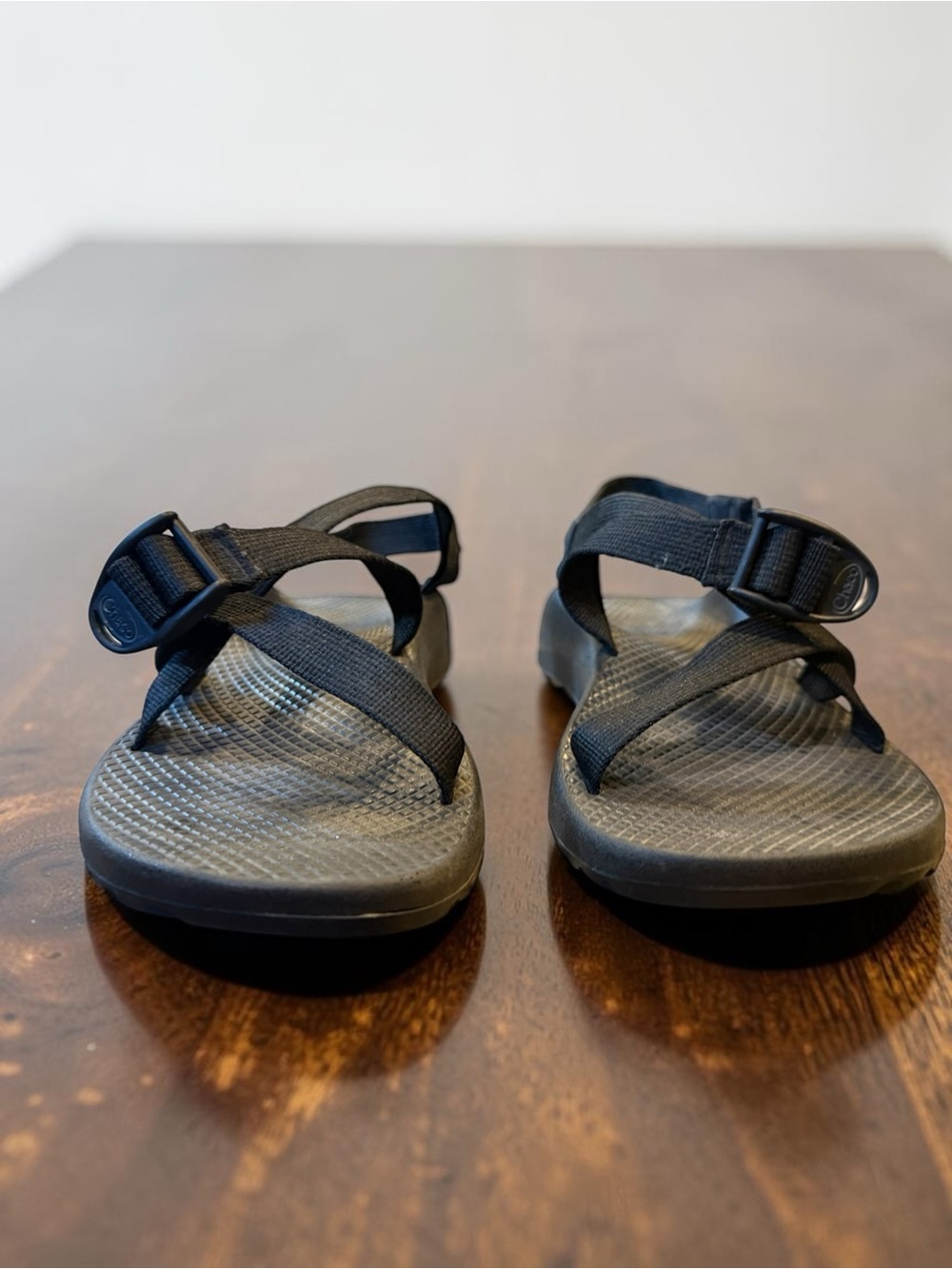 Women’s Chaco Black Z/1 Sport Sandals with Adjustable Straps Minimal Wear